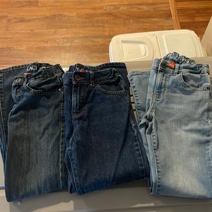 Childrens Place boys size 8 jeans 3 pair barely worn